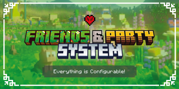 Freunde & Party System mit Custom GUI [1.8 - 1.20] Friend & Party