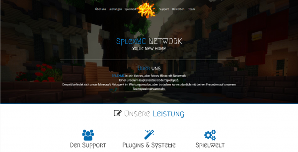 Komplette Website für dein Minecraft Netzwerk mit Admin-Backend