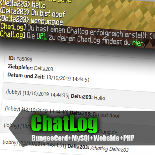 Chatlog-System | 1.8.x | BungeeCord + MySQl + Website + Sourcecode